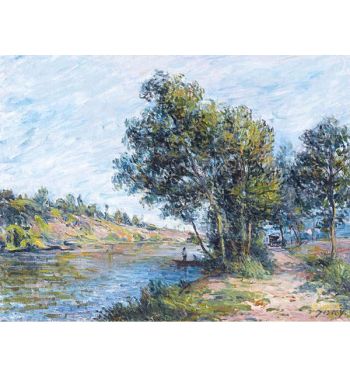 The Road To Veneux And The Side Of The Hill 1881