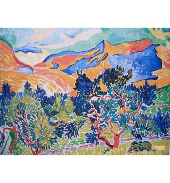 Mountains At Collioure, 1905