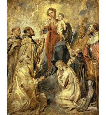 Virgin And Child Of The Rosary