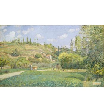 A Cowherd At Valhermeil Auvers-Sur-Oise