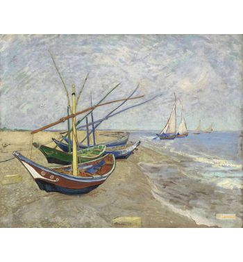 Fishing Boats On The Beach At Les Saintes Maries 
