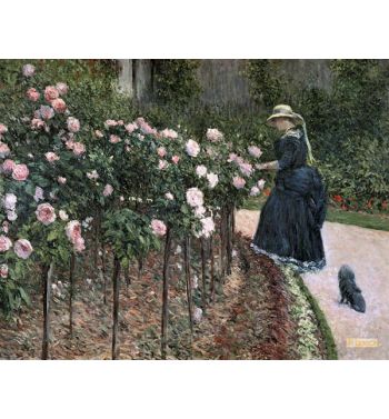 Roses In The Garden At Petit Gennevilliers 1886