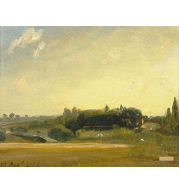 View Towards The Rectory, East Bergholt