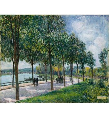 Alley Of Chestnut Trees 1878