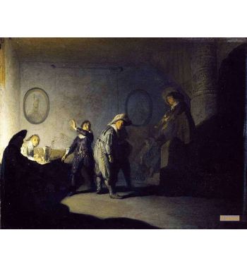 Interior With Figures