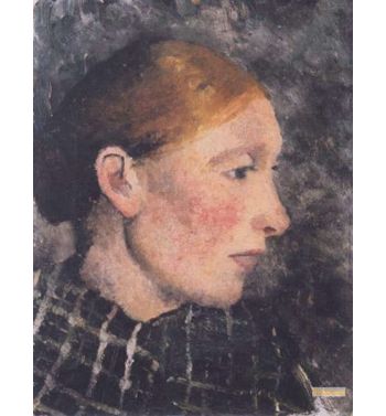 Head Of A Peasant Woman In Profile To The Right