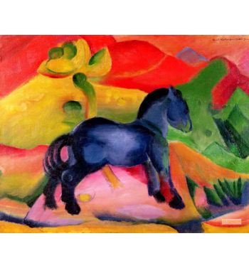 Little Blue Horse, 1912