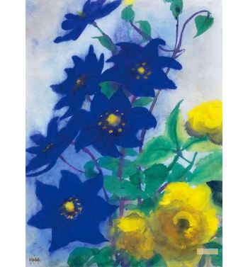 Blue And Yellow Bleeding
