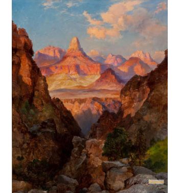 Zoroaster Temple At Sunset, 1916