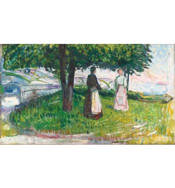 Two Women Under A Tree, 1900S