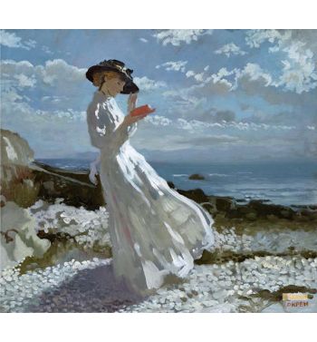 Grace Reading At Howth Bay