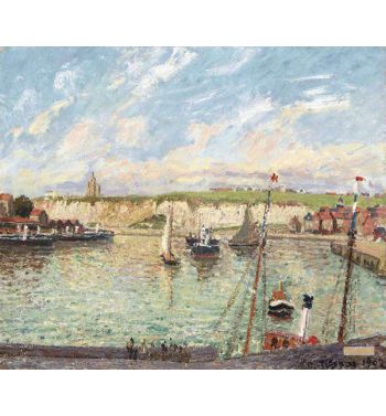 The Port Of Dieppe Afternoon Sunny Weather