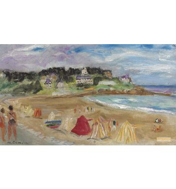 Beach Of Trestraou In Brittany