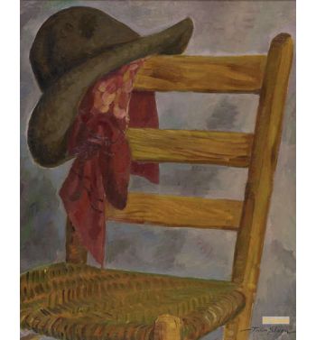 Still Life Hat On Chair 1932