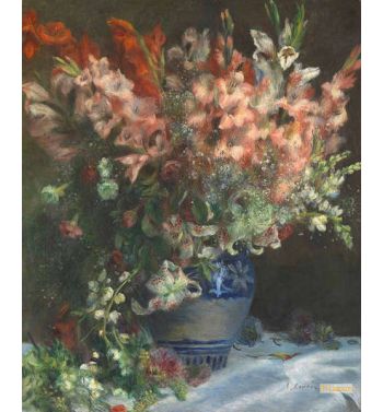 Gladioli In A Vase