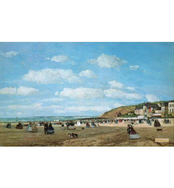 The Beach At Trouville 1863