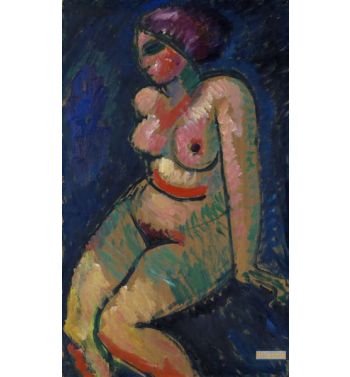 Sitting Female Nude