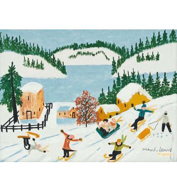 SkIIng And Sledding Scene