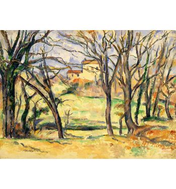 Trees And Houses Near The Jas De Bouffan