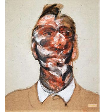 Three Studies for Portrait of George Dyer on Light Ground III