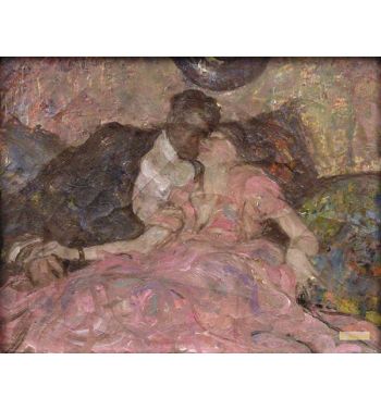 Reclining Man And Woman
