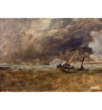 Seapiece With Fishing Boats