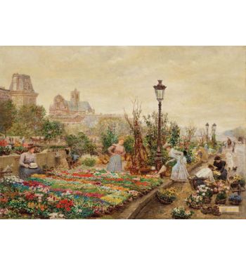 Le Quai Aux Fleurs Et L'Hôtel De Ville