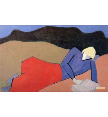 Reclining Reader 1950