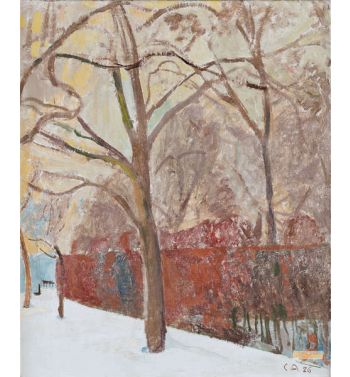 Garten im Winter