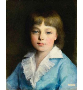 Portrait Of A Boy In Blue