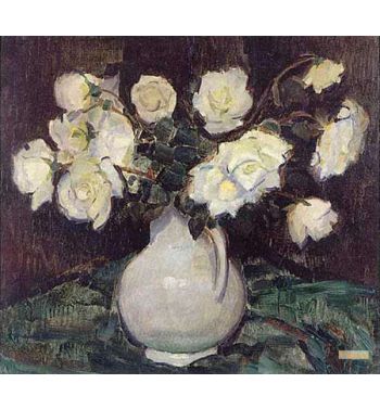 Still Life With White Roses, C, 1936