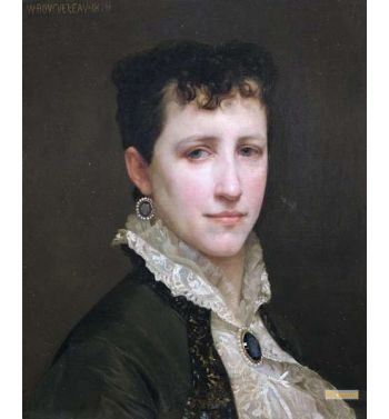 Portrait De Mademoiselle Elizabeth Gardner