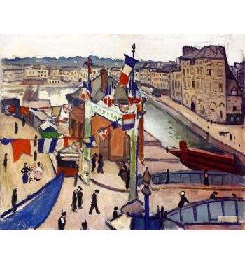 National Holiday At Le Havre, 1906