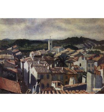 Cassis The Roofs Of The City 1928