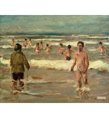 Bathering Boys In The Sea
