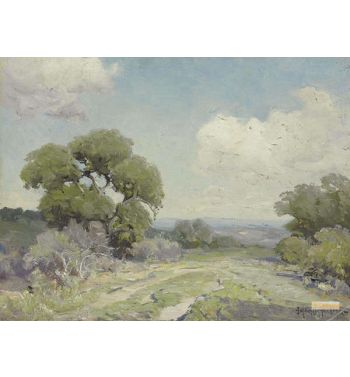 Morning In The Live Oaks, Boerne, Texas, C.1915
