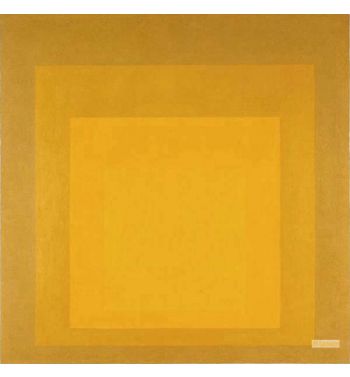 Study For Homage To The Square Departing In Yellow