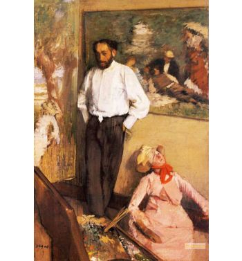 Portrait Of Henri Michel-Levy In His Studio 1878 - 1879 