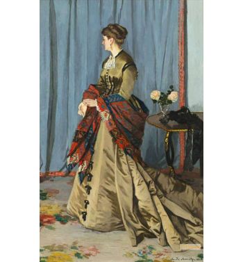 Portrait Of Mrs. Gaudibert 1868