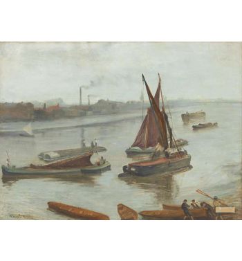 Grey And Silver Old Battersea Reach