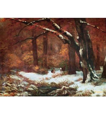 The Deer Retreating