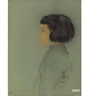 Young Woman In Profile