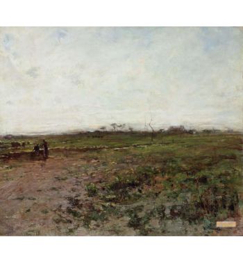 Landscape With A Peasant Woman