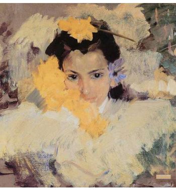 Girl With Flowersnespanol Nina Con Floresnportugues Girl Wit