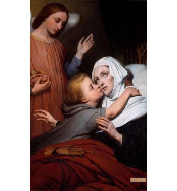 The Charitable Child A Young Child Gives A Kiss To An Allitee