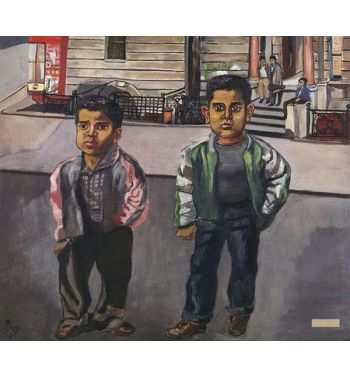Dominican Boys On 108Th Street, 1955