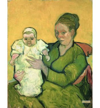 Portrait Of Madame Augustine Roulin And Baby Marcelle