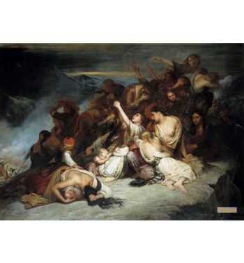 Greek Independence War Against The Turks “The Souliote Women