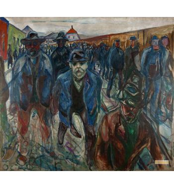 Workers On Their Way Home, 1913 1914