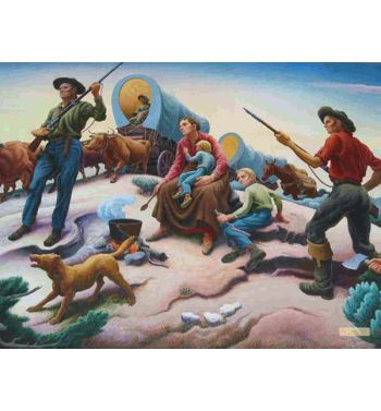The Mural on the Main Wall of the Entry Foyer